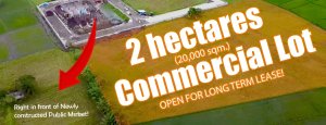 Calauan Laguna Commercial Lot for Rent